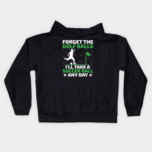 Footgolf Player Foot Golf Playing Footgolfers Footgolfing Kids Hoodie